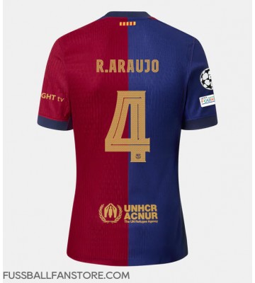 Barcelona Ronald Araujo #4 Replik Heimtrikot 2024-25 Kurzarm